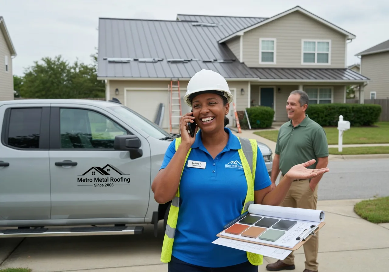 Storm Damage Metal Roof Repair in Lenzburg, IL
